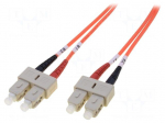 Fiber patch cord | OM2 | both sides,SC/UPC | 2m | LSZH | orange