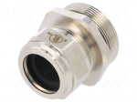 Cable gland | M40 | 1,5 | IP68 | Mat: brass | Body plating: nickel