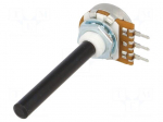 Potentiometer: shaft | single turn | 4.7M&Omega; | &plusmn;20% | 0.4W | linear | 6mm
