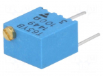 Potentiometer: mounting | multiturn | 100&Omega; | 250mW | &plusmn;10% | linear