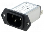 Connector: AC supply | socket | male | 10A | 250VAC | IEC 60320 | 0.4mH