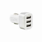 Sbox Car Charger CC-331W 3.1A white/silver