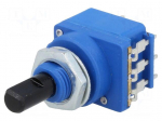 Potentiometer: shaft | 500k&Omega; | with push-push switch