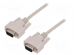 Cable | D-Sub 15pin HD plug,both sides | 3m | shielded