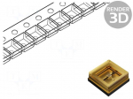LED | UV-C | 120&deg; | 80mA | 800mW | &lambda;d: 270&divide;280nm | 4.5&divide;7.5VDC | SMD