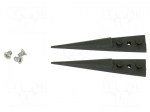 Kit of tips | Blade tip shape: sharp | Tweezers len: 40mm | ESD