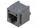 Connector: RJ45 | headphone jack | PIN: 8 | straight | on PCBs | THT