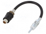 Cable | DIN plug,RAKU II male | straight | 0.18m