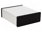 Enclosure: with panel | 1455 | X: 191mm | Y: 220mm | Z: 66mm | aluminium