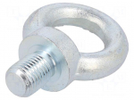 Lifting eye bolt | M27x41 | Head: eye | steel | zinc | DIN 580 | 53mm