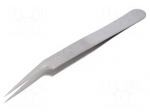 Tweezers | 115mm | for precision works | Blades: narrowed