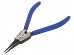 Pliers | for circlip | external | 19&divide;60mm | Pliers len: 180mm