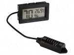 Meter: thermo-hygrometer | digital | on panel | LCD | Temp: -50&divide;70&deg;C