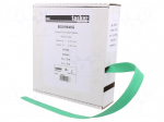 Heat shrink sleeve | glueless | 2: 1 | 9.5mm | L: 5m | green | polyolefine