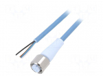 Cable: for sensors/automation | M12 | PIN: 4 | straight | 10m | plug