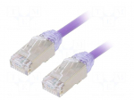 Patch cord | F/UTP,TX6A-28&trade; | Cat: 6a | RJ45 plug,both sides | wire