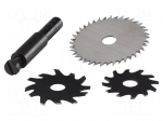 Universal set of cutters | for drills | tool steel