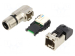 Connector: RJ45 | plug | PIN: 8 | Cat: 5 | shielded | 8p8c | 5.5&divide;10mm | IDC