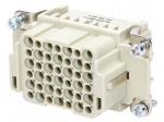 Connector: HDC | contact insert | female | 10A | 250V | Han&reg; HMC | PIN: 42