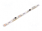 Programmable LED tape | RGB | 5050 | LED/m: 48 | 10mm | IP20 | 140&deg; | 12VDC