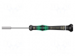 Screwdriver: precision | 6-angles socket | HEX 4.5mm