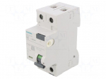 RCD breaker | Inom: 25A | Ires: 30mA | Poles: 1+N | 230/400VAC | IP20