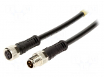 Cable: for sensors/automation | M8 | PIN: 3 | straight | 1m | plug | 60V