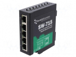 Switch Ethernet | unmanaged | Number of ports: 5 | 5&divide;30VDC | RJ45 | SW