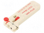 Stripping tool | &Oslash;cable: 0.8mm | Wire: round | Tool length: 102mm