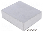 Enclosure: multipurpose | X: 100mm | Y: 120mm | Z: 35mm | aluminium