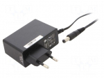 Power supply: switching | mains,plug-in | 12VDC | 2A | 24W | 86.2% | POSC