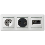 PRISE 2P+T SCHUKO A VIS ECLIPS