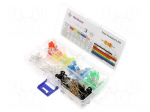 Diode: LED-kit | THT | 5mm | 280pcs | 1.8&divide;2.4/2.7&divide;3.4VDC | plastic box