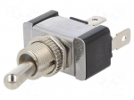 Switch: toggle | Pos: 2 | SPST | OFF-(ON) | 21A/14VDC | Leads: connectors