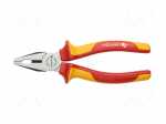 Pliers | insulated,universal | 180mm | 1kVAC | Cut: with side face