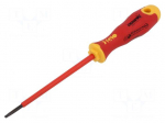 Screwdriver: insulated | slot | 3x0.5mm | ERGONIC&reg;