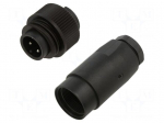 Connector: circular | 400V | 16A | PIN: 4 | plug | male | Type: unshielded