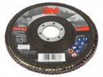 Flap grinding wheels | &Oslash;: 125mm | Granularity: 80 | 22mm