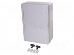 Enclosure: wall mounting | X: 511mm | Y: 711mm | Z: 253mm | ABS | IP65