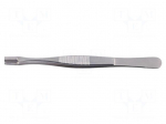 Tweezers | 145mm | Blade tip shape: shovel | universal