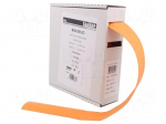 Heat shrink sleeve | glueless | 2: 1 | 25.4mm | L: 5m | orange