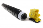 Empty Cartridge - Kyocera TK8800 Yellow 100% new  (just fill in the toner powder and install the proper chip)