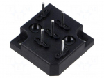 Bridge rectifier: three-phase | Urmax: 600V | If: 20A | Ifsm: 300A | THT