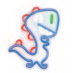 Forever Light FLNJ01 JURASSIC BABY DINO Neon LED Signboard