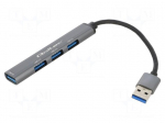 Hub USB | USB A socket x4,USB A plug | USB 2.0,USB 3.0 | PnP | 5Gbps