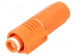 Connector: DC supply | female | SurLok Plus | 120A | 1kV | PIN: 1 | orange