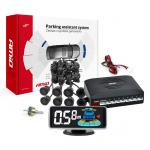 Auto- ja mootorrattatooted, elektroonika, navigatsioon, CB raadio // Parkimisandurite s&uuml;steemid | Keskluku s&uuml;steem | Autoalarmid // Czujniki parkowania cofania led 3d prz&oacute;d tył czarne gold 18mm amio-03192