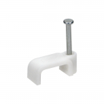 Elektrimaterjalid // Elektrimaterjalide v&auml;ljam&uuml;&uuml;k | Madalate hindade kampaaniad // Uchwyt kablowy płaski na kabel YDYp 2 x 1,5mm2, 7x5mm (25szt)