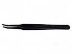 Tweezers | Blade tip shape: flat,rounded | Tweezers len: 125mm
