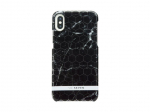 Back panel cover SoSeven Apple iPhone X/XS Milan Case Hexagonal Marble Black